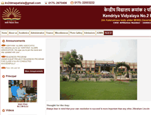 Tablet Screenshot of kv2patiala.org